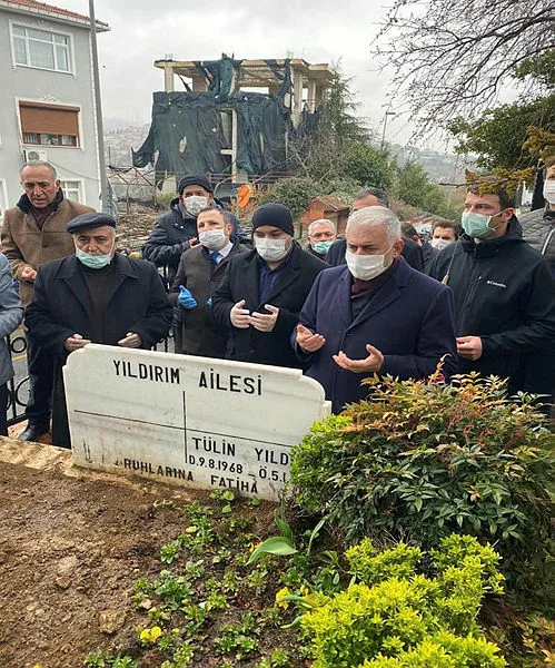 Son dakika: Binali Yıldırım’ın kayınvalidesi Havva Yıldırım’ın cenazesi toprağa verildi