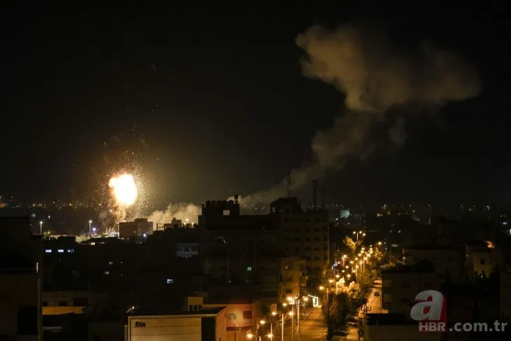 İsrail savaş jetleri Gazze’yi bombaladı! Patlamalar Filistinlilerin evlerine zarar verdi