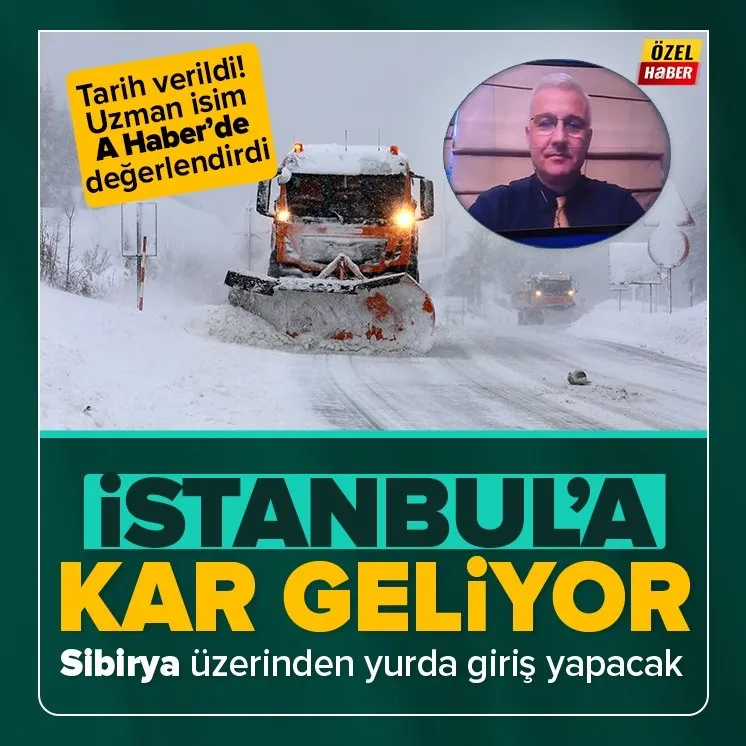 İstanbul için kar uyarısı! Tarih verildi