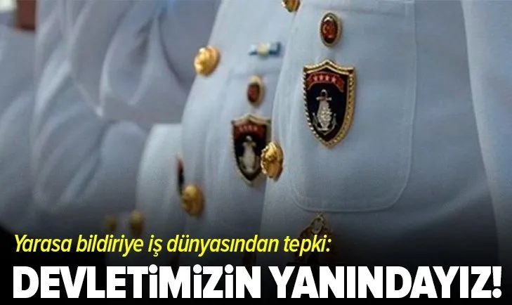 Emekli 104 amiralin skandal bildirisine iş dünyasından tepki!