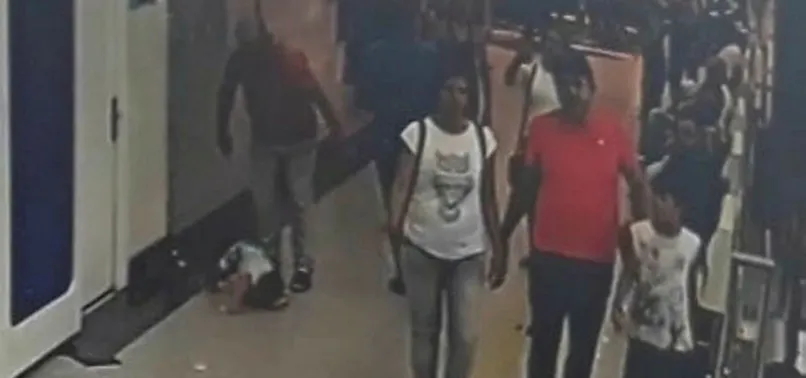 İzmir Balçova'da korkunç olay! Kucağındaki bebeği yere indirip tekmeledi