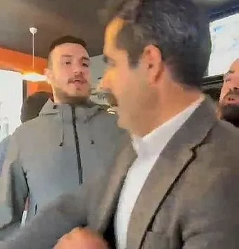 HDP’li Ömer Faruk Gergerlioğlu mahalleliden tepki görünce polis karakoluna sığındı