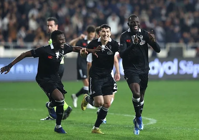 Beşiktaş Hatayspor’u 2-1 mağlup etti