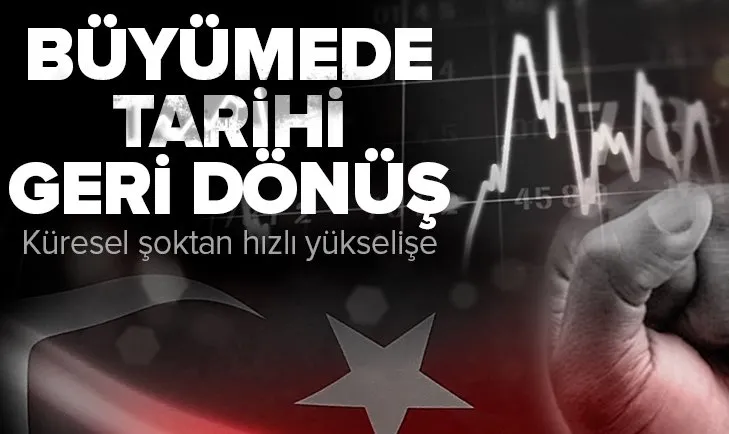Türkiye’den büyümede tarihi geri dönüş! Yükseliş hızlı oldu
