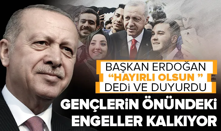 Başkan Erdoğan müjdeledi: Hayırlı olsun