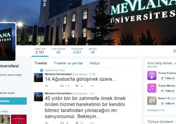 Mevlana Üniversitesi hesabından FETÖ propagandasına 6 tutuklama