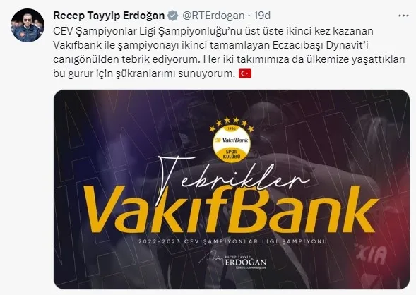 CEV Şampiyonlar Ligi’nde VakıfBank 6. şampiyonluğuna ulaştı!