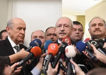 Kılıçdaroğlu ile Bahçeli Meclis'te görüştü