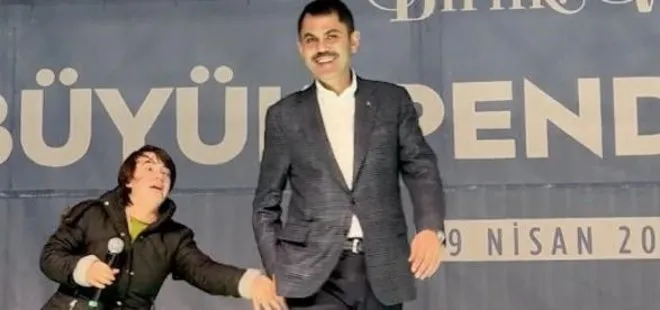 Çevre, Şehircilik ve İklim Değişikliği Bakanı Murat Kurum’un down sendromlu gençle yürekleri ısıtan anları!
