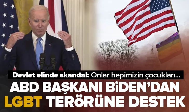ABD Başkanı Bidendan LGBT terörüne destek
