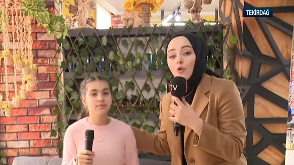 Küçük muhabir Yağmur büyük beğeni topladı! İlk röportaj ilk gerçek deneyim