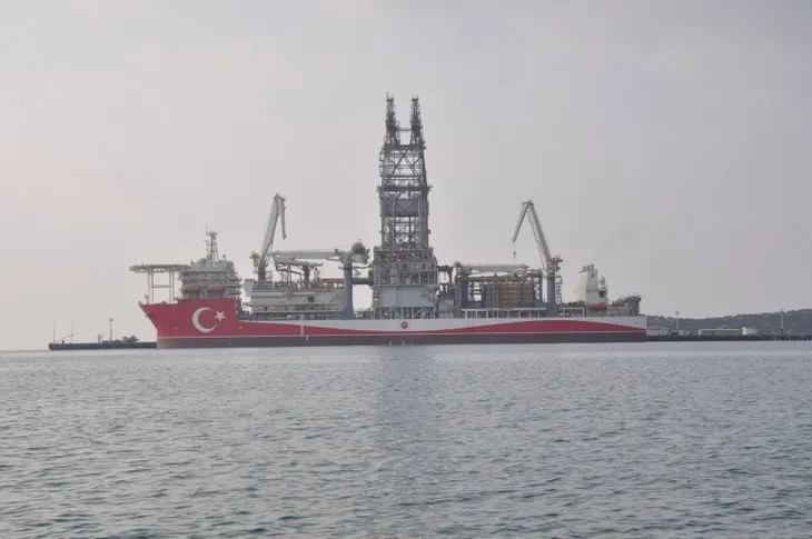 Mavi Vatan’daki filonun en güçlü sondaj gemisi: Abdülhamid Han! Kırmızı beyaza boyandı! İşte özellikleri…