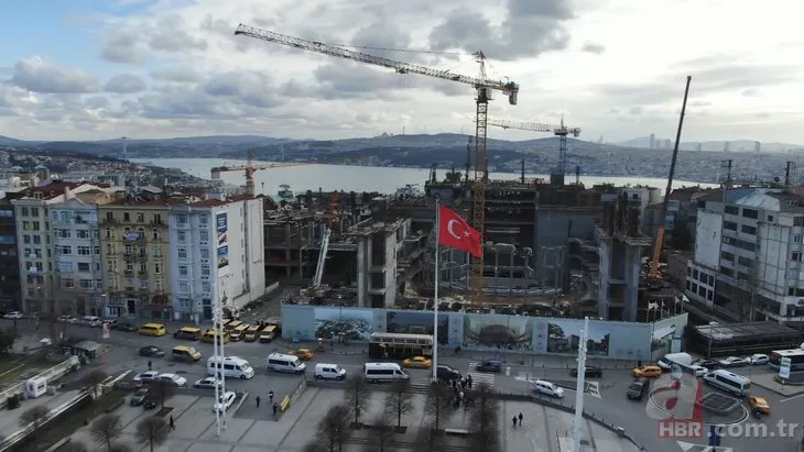 Yeni Atatürk Kültür Merkezi havadan görüntülendi