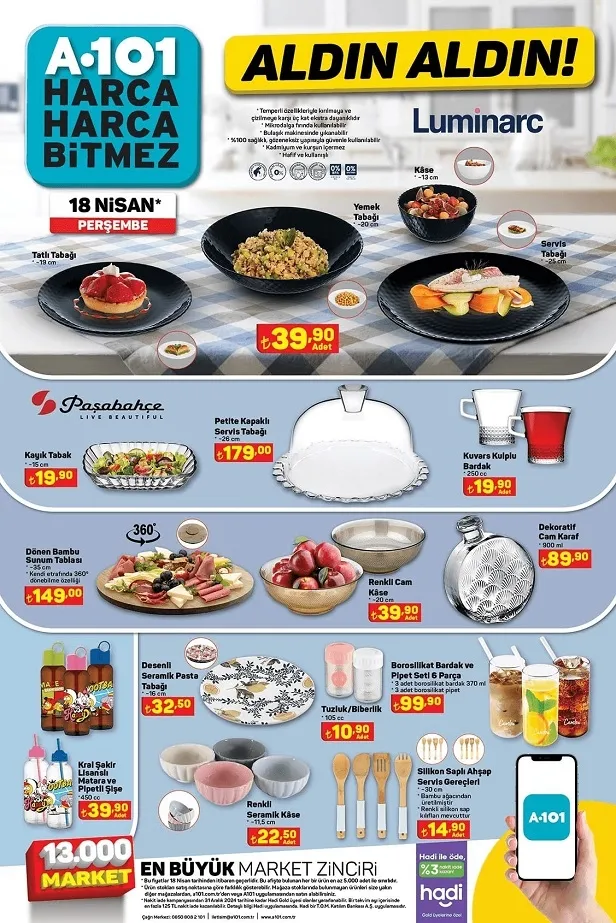 24 Nisan A101 aktüel ürünler kataloğu! A101’de 3 Musluklu Su Sebili, TV Box, Şarjlı Su Pompası, Apec 150 CC Motor uyguna satışta