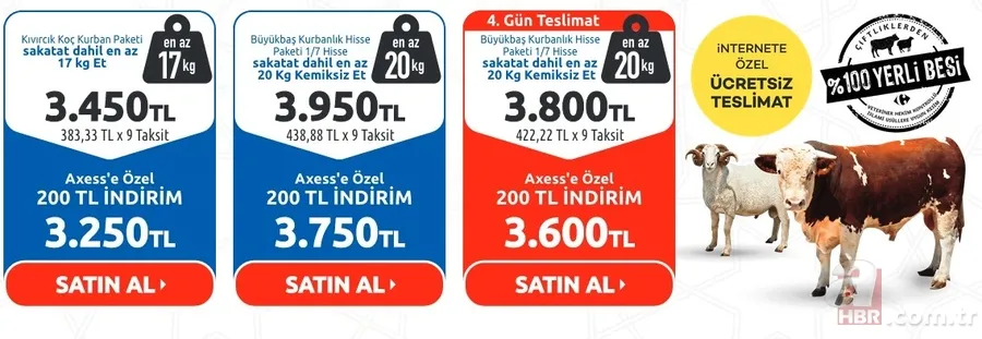 Kurbanlık fiyatları 2022: A101, Migros, CarrefourSA 2022 kurbanlık fiyatları ne kadar? Küçükbaş, büyükbaş hisse fiyatı... 8
