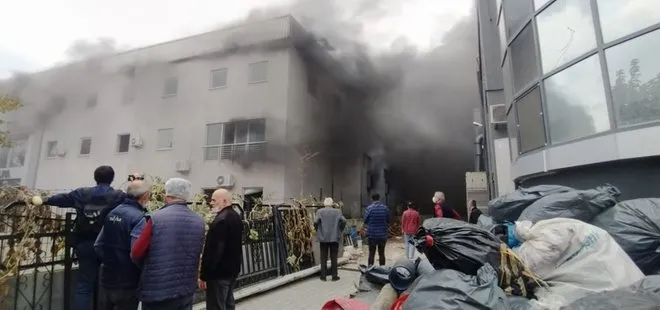 Son dakika: Bursa’da tekstil fabrikasında yangın