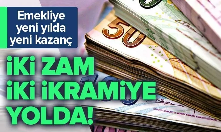 Emekliye çifte zam çifte ikramiye! Ocak zammı ne kadar olacak? İşte detaylar...