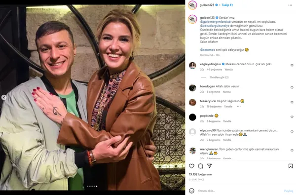 Gülben Ergen acı haberle yıkıldı! Sabır Allah’ım