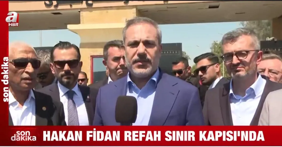 Dışişleri Bakanı Hakan Fidan'dan Refah Sınır Kapısı'nda önemli açıklamalar: İsrail Gazze'de soykırım yapıyor