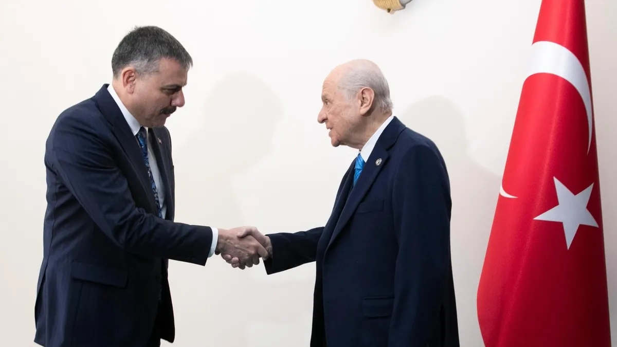 Bakan Çiftçi'den MHP Genel Başkanı Bahçeli'ye ziyaret