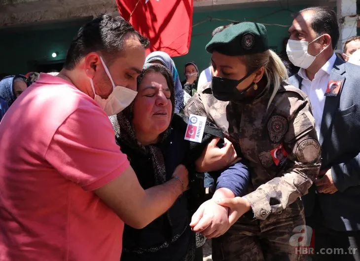 Ağrı’da şehit düşen polis Veli Kabalay’a son görev! Annesinin ve eşinin sözleri yürekleri dağladı