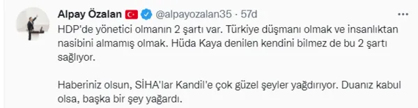 HDP'li Hüda Kaya'dan Kovid-19 testi pozitif çıkan Başkan Erdoğan için nefret dolu paylaşım - 8