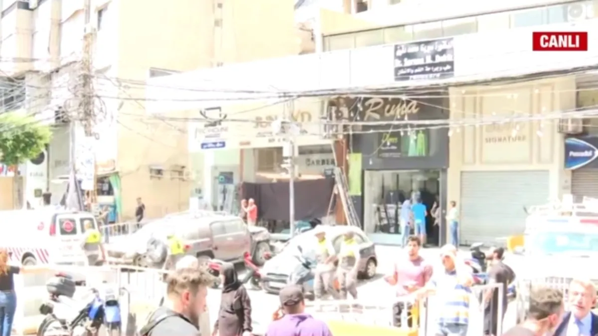 A Haber enkaz yerine dönen Lübnan’daki Dahiye bölgesinde! Hizbullah İsrail’e ne cevap verecek?