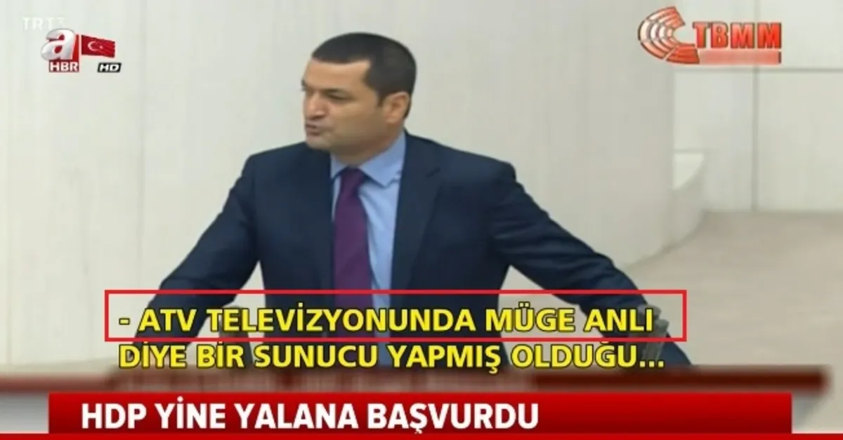 HDP'li vekil Meclis kürsüsünde Müge Anlı'yı hedef aldı