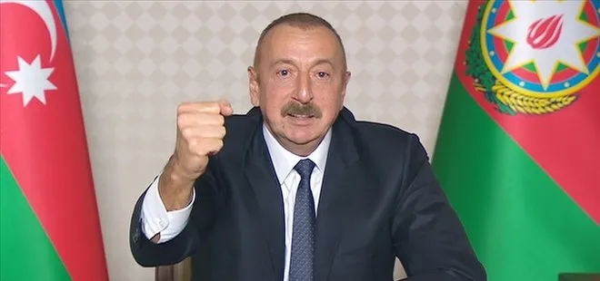 Azerbaycan Cumhurbaşkanı Aliyev: Düşmanı topraklarımızdan kovduk herkes bu gerçekliği kabullenecek