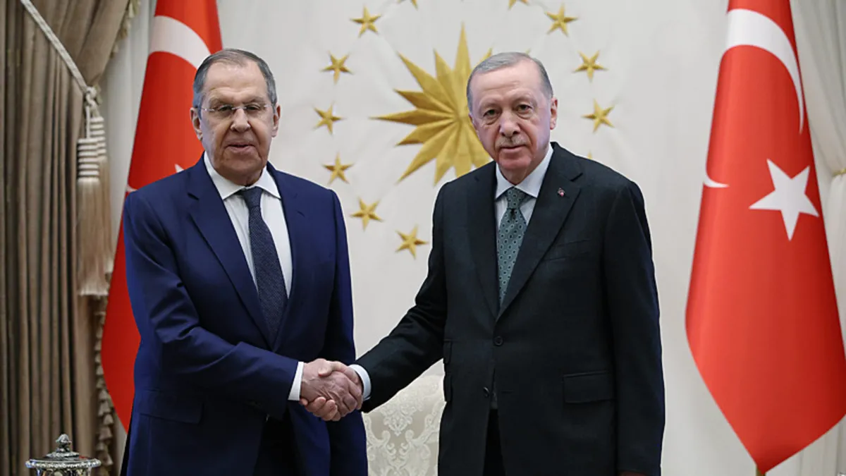Başkan Erdoğan Rusya Dışişleri Bakanı Lavrov'u kabul etti