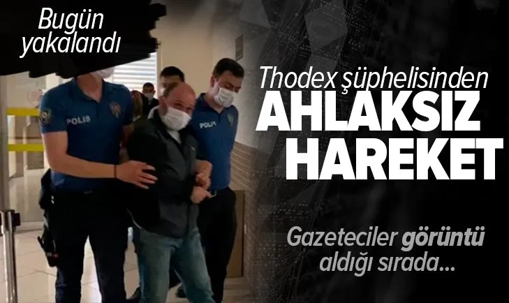 Son dakika: Thodex şüphelisi Oral Çınar’dan gazetecilere ahlaksız hareket!