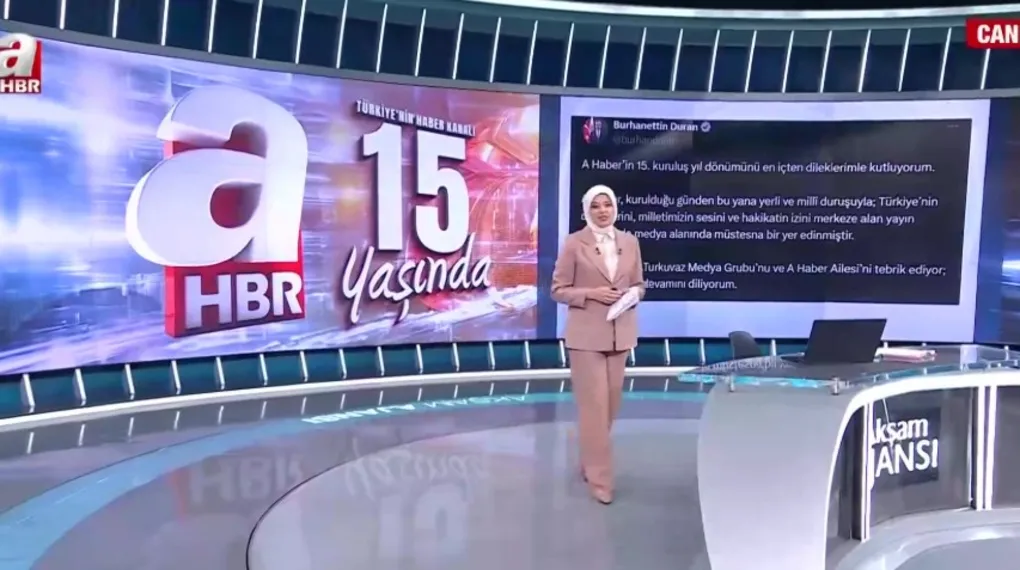 Siyasilerden A Haber’e 15. yıl tebriği