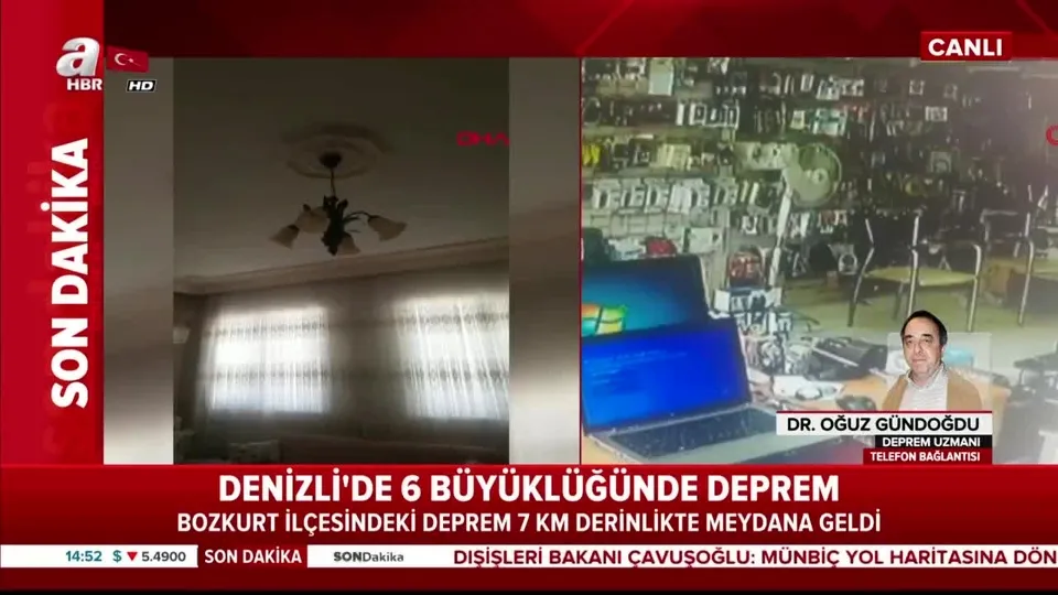 Jeofizik uzmanı Dr. Oğuz Gündoğdu Denizli depremini yorumladı!