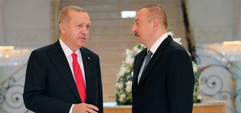 Başkan Erdoğan'dan kritik temas! Azerbaycan Cumhurbaşkanı Aliyev ile görüştü