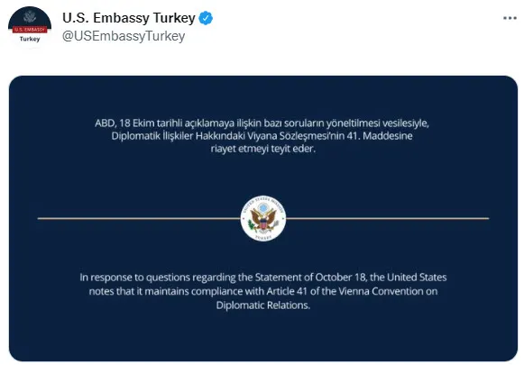 Son dakika: Osman Kavala bildirisine imza atan büyükelçilerden geri adım! Türkiye olumlu karşıladı