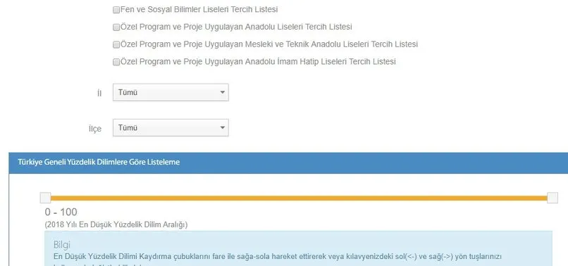 Lgs 2019 Tercih Robotu Nasil Kullanilir Meb E Okul Lgs Tercih Robotu Giris Ekrani Ve Kullanimi