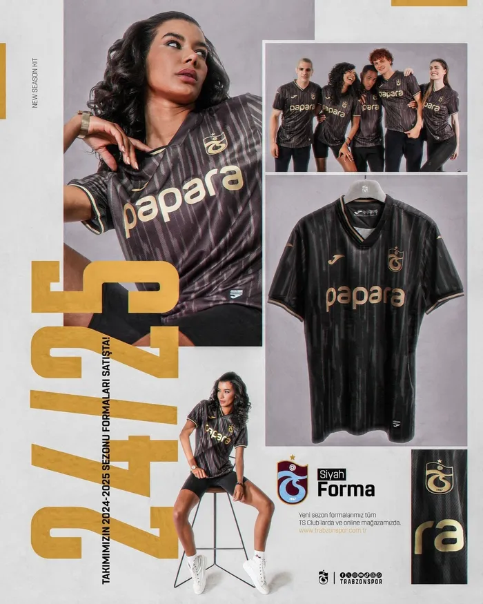 Trabzonspor 2024/25 sezonu formalarını tanıttı!