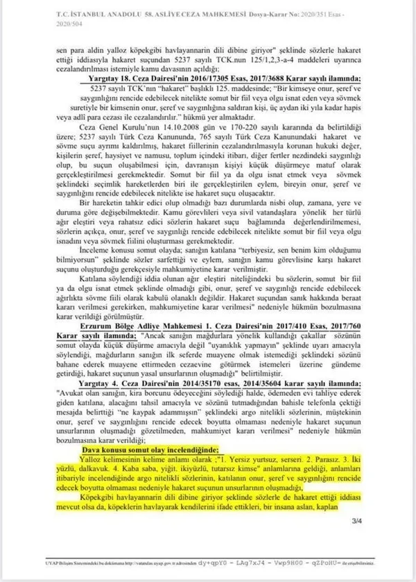 Hakim Özlem Yayla’dan skandal: Verdiği karara erişim engeli istedi! AK Parti İstanbul Milletvekili Ravza Kavakcı’ya köpek diyen kadına beraat verdi