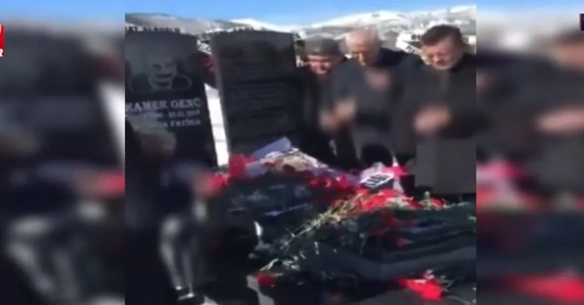 CHP'liler Kamer Genç'in mezarında içki içmiş