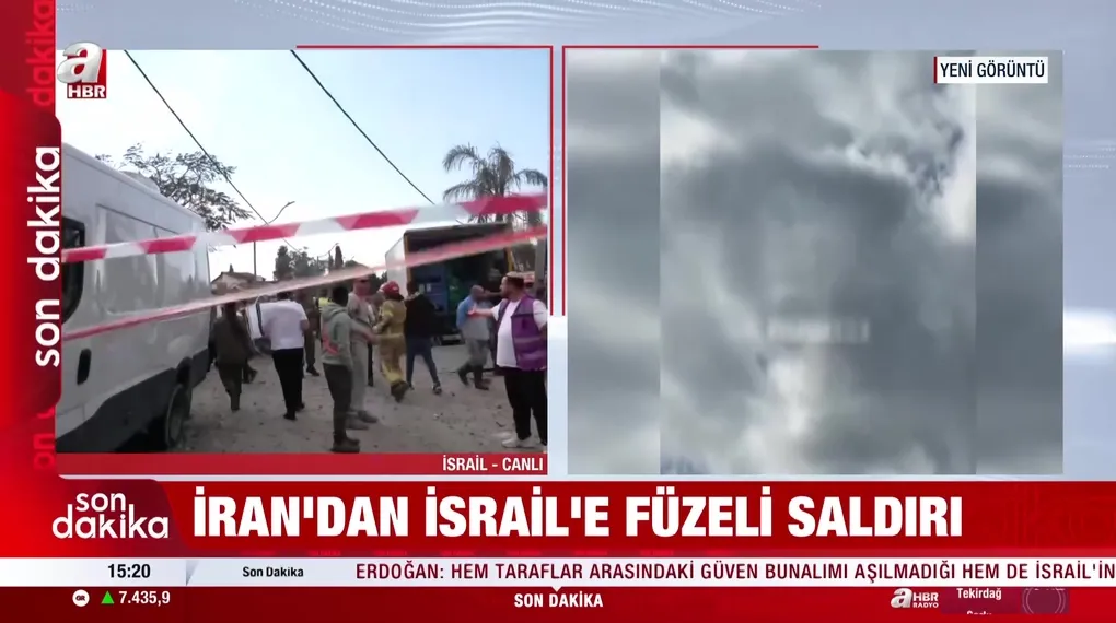 İran'dan İsrail'e füzeli saldırı
