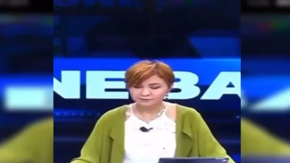 Malatya’daki yerel kanalda deprem anı!