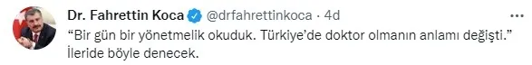 Sağlık Bakanı Fahrettin Koca’dan merak uyandıran paylaşım: Carpe Diem