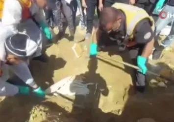 Gazze'deki Şifa Hastanesi'nden acı görüntüler! 17 kişinin cansız bedenine ulaşıldı