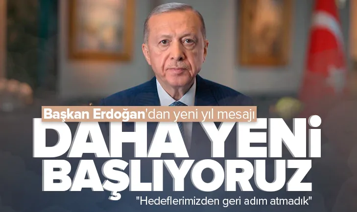 Başkan Erdoğandan yeni yıl mesajı