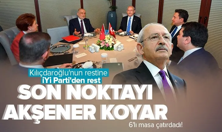 Kılıçdaroğlu’nun restine İYİ Parti’den rest