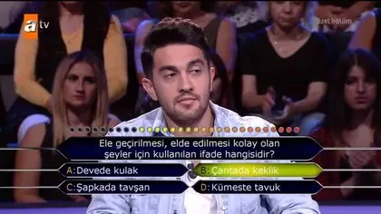 Kim Milyoner Olmak İster 12 Ocak özel bölümü soru ve cevapları