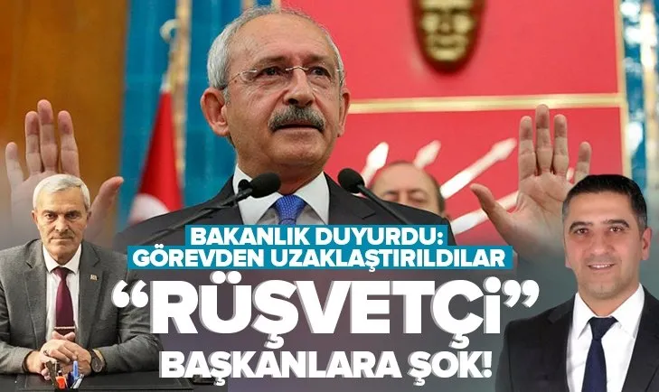 Son dakika | İçişleri Bakanlığı duyurdu! CHP’li başkanlar görevden uzaklaştırıldı