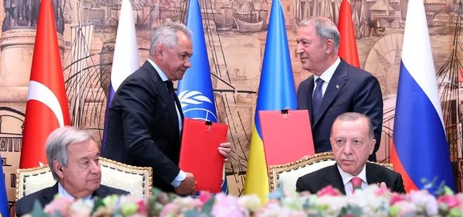 Tahıl Koridoru Anlaşması imzalandı | Başkan Erdoğan ve Guterres’ten önemli açıklamalar