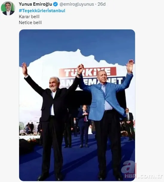 Başkan Recep Tayyip Erdoğan’dan “Teşekkürler İstanbul” mesajı! “Tweet altında paylaşalım…”