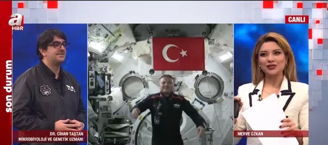 Uzayda hangi deneyler yapılıyor? Alper Gezeravcı deneyleri sürdürüyor
